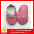 Top selling products in alibaba Cherry powder pink Genuine leather girl baby dance shoes with infant shoes baby moccs